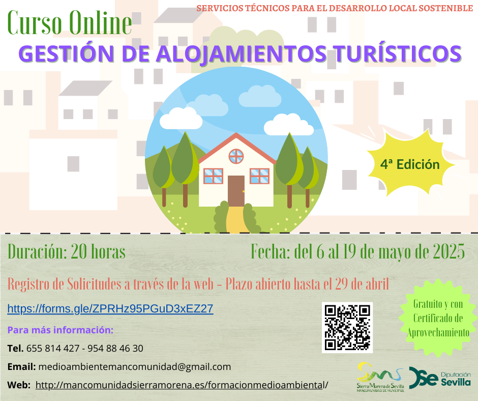 3 Cartel Curso gestion de alojamientos turísticos